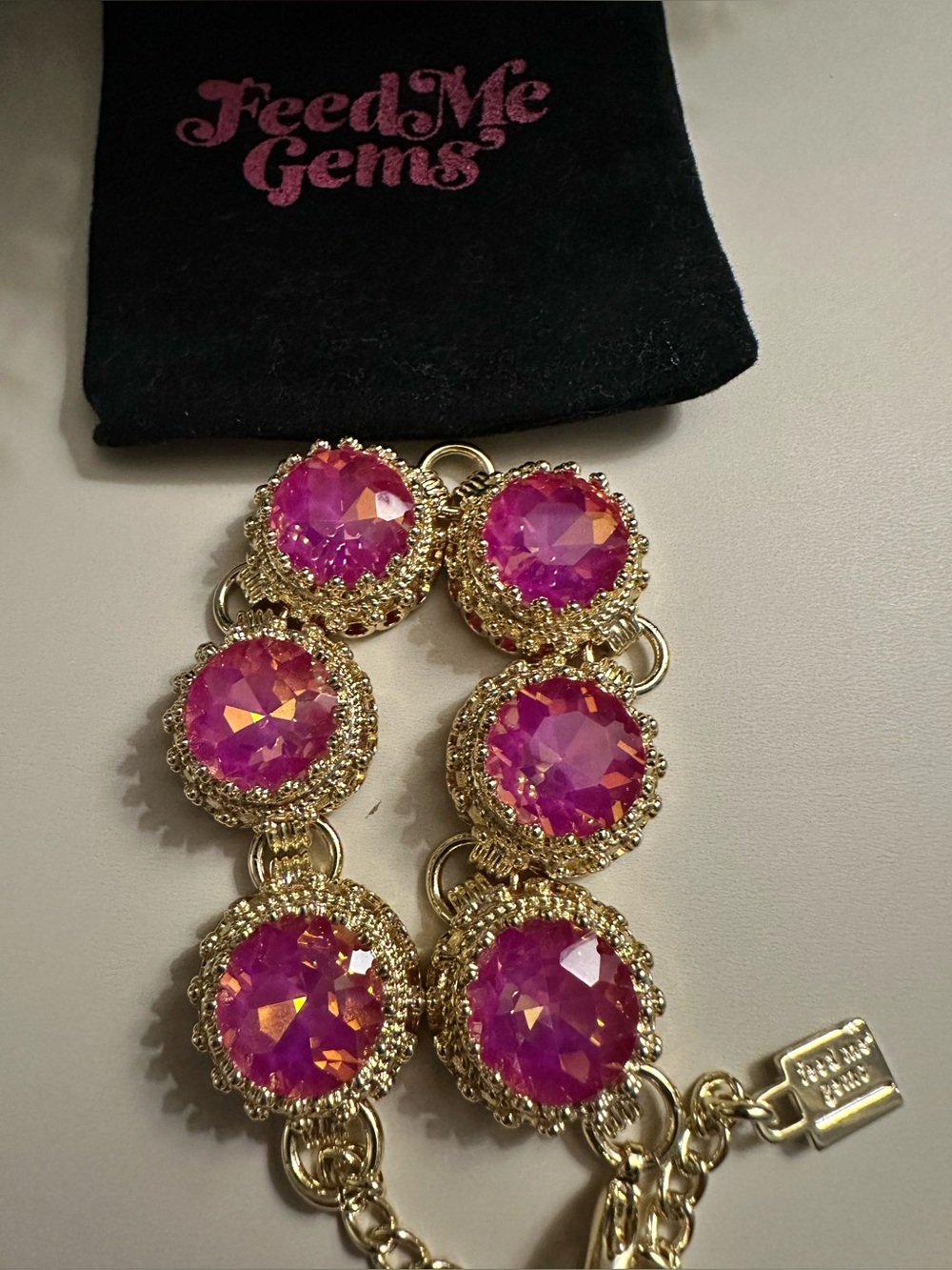 New Feed ME Gems Watermelon Queen Bracelet SOLD OUT